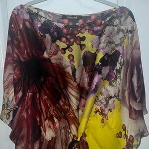 Roberto Cavalli Floral Silk Blouse
